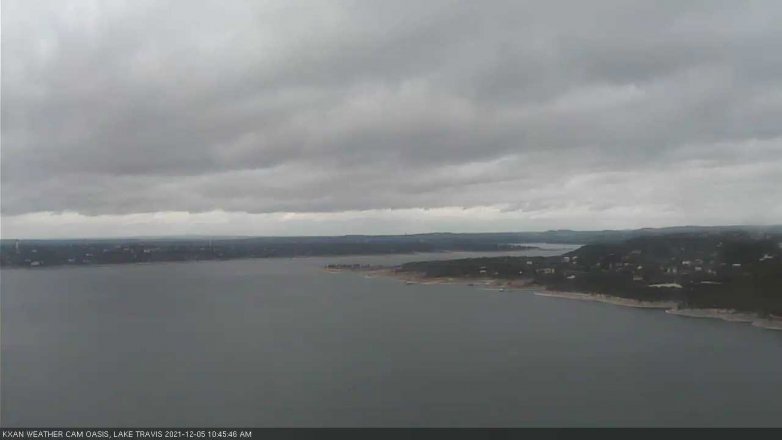 Lake Travis webcam, December 5, 2021 10:45 AM CT