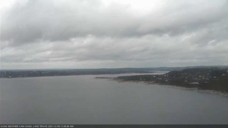 Lake Travis webcam, December 5, 2021 11:45 AM CT