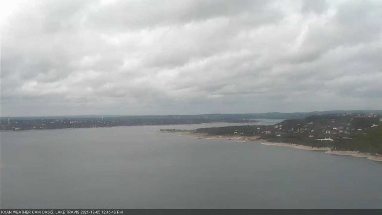 Lake Travis webcam, December 5, 2021 12:45 PM CT