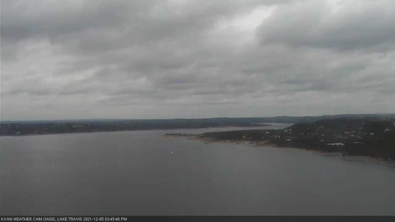 Lake Travis webcam, December 5, 2021 3:45 PM CT