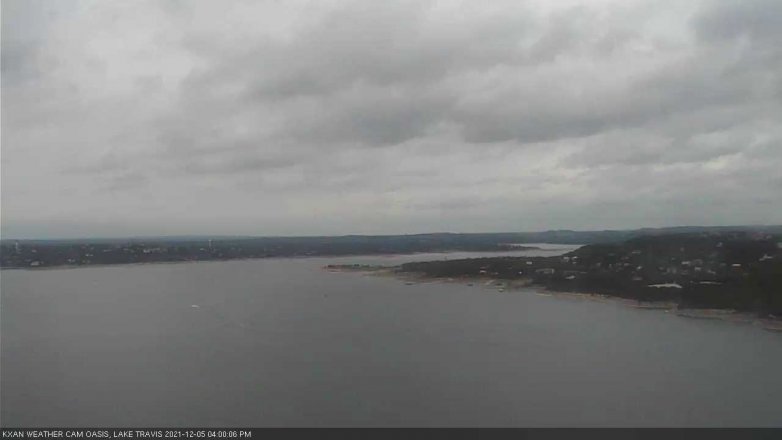Lake Travis webcam, December 5, 2021 4:00 PM CT