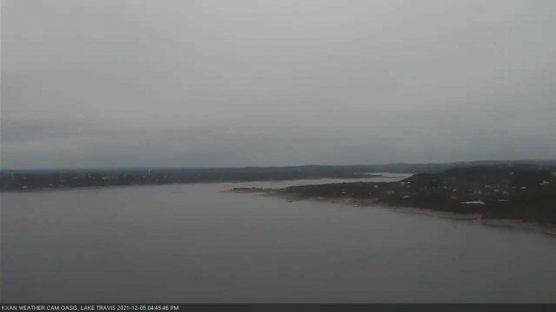 Lake Travis webcam, December 5, 2021 4:45 PM CT