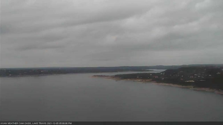 Lake Travis webcam, December 5, 2021 5:00 PM CT