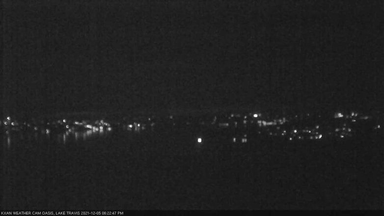 Lake Travis webcam, December 5, 2021 6:25 PM CT