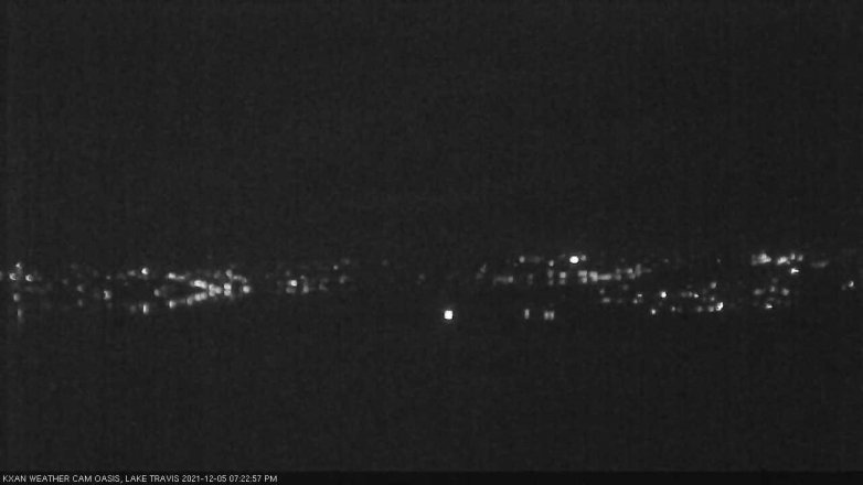 Lake Travis webcam, December 5, 2021 7:25 PM CT