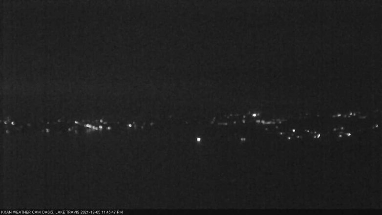 Lake Travis webcam, December 5, 2021 11:45 PM CT