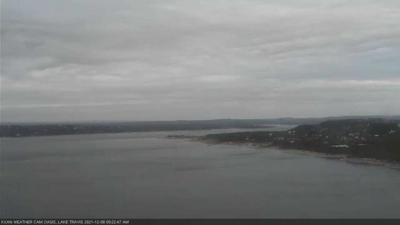 Lake Travis webcam, December 6, 2021 9:25 AM CT