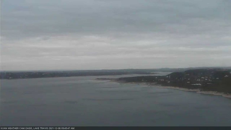 Lake Travis webcam, December 6, 2021 9:45 AM CT