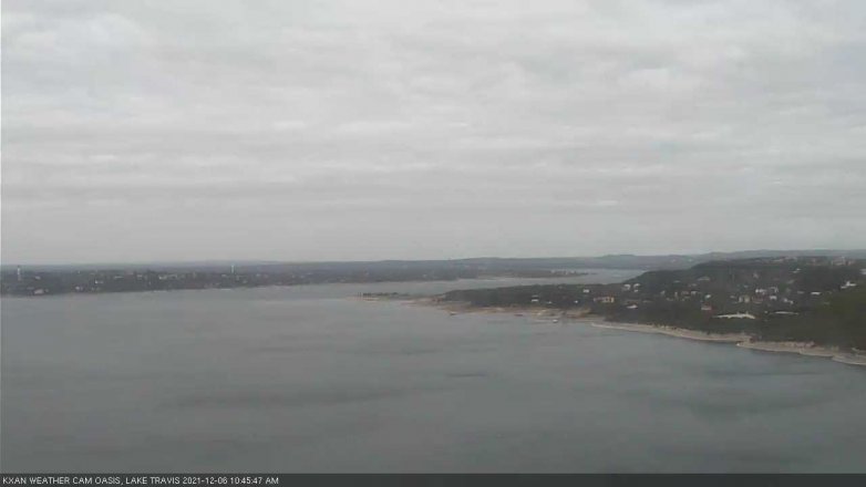 Lake Travis webcam, December 6, 2021 10:45 AM CT