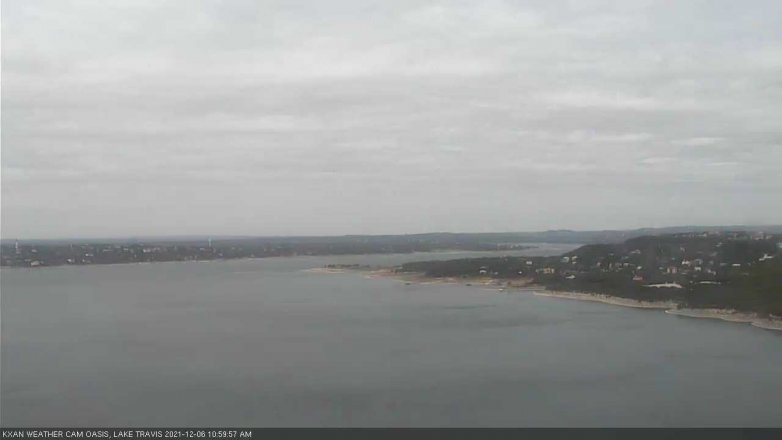 Lake Travis webcam, December 6, 2021 11:00 AM CT