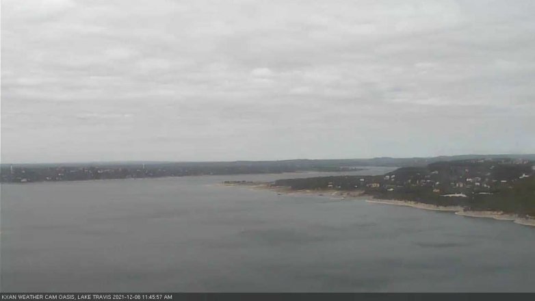 Lake Travis webcam, December 6, 2021 11:45 AM CT