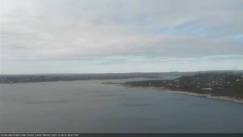 Lake Travis webcam, December 6, 2021 1:00 PM CT