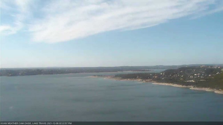 Lake Travis webcam, December 6, 2021 2:25 PM CT