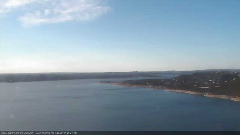 Lake Travis webcam, December 6, 2021 3:45 PM CT