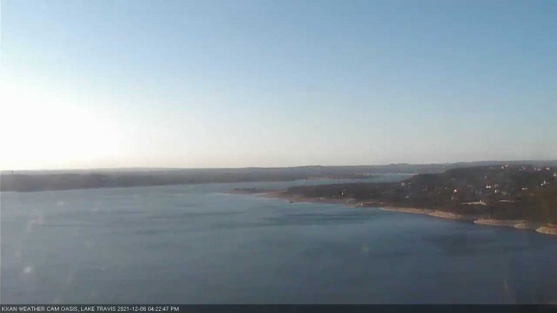 Lake Travis webcam, December 6, 2021 4:25 PM CT