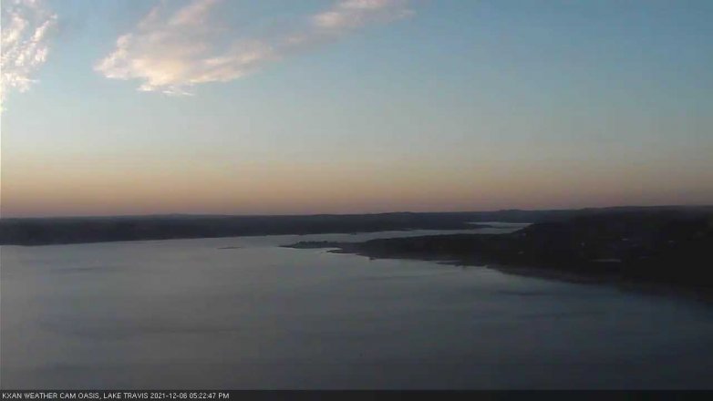 Lake Travis webcam, December 6, 2021 5:25 PM CT