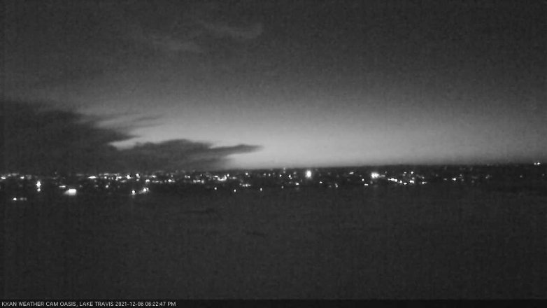 Lake Travis webcam, December 6, 2021 6:25 PM CT