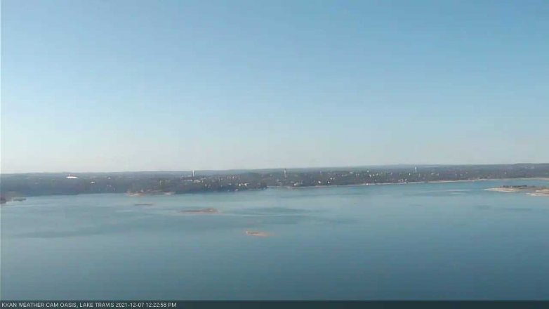 Lake Travis webcam, December 7, 2021 12:25 PM CT