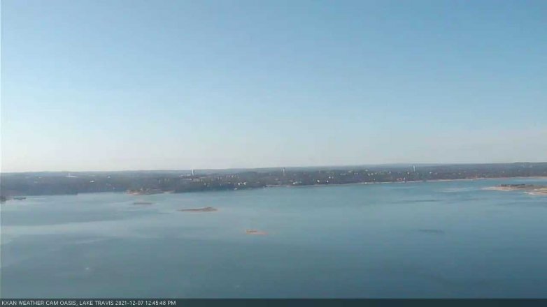 Lake Travis webcam, December 7, 2021 12:45 PM CT
