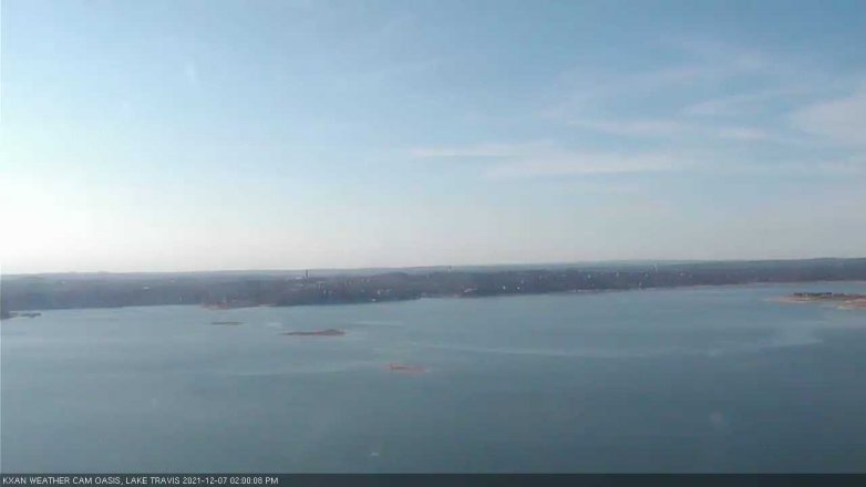 Lake Travis webcam, December 7, 2021 2:00 PM CT