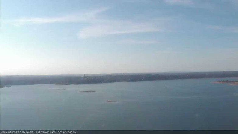 Lake Travis webcam, December 7, 2021 2:25 PM CT