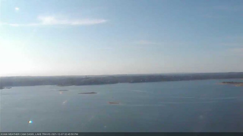 Lake Travis webcam, December 7, 2021 2:45 PM CT