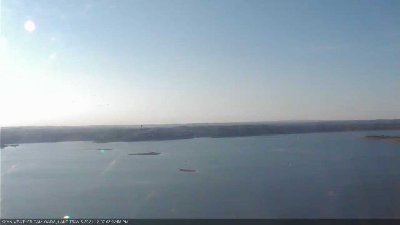 Lake Travis webcam, December 7, 2021 3:25 PM CT