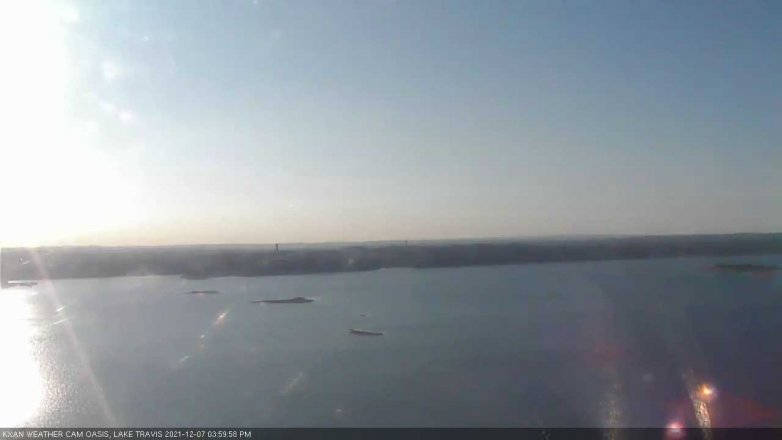 Lake Travis webcam, December 7, 2021 4:00 PM CT