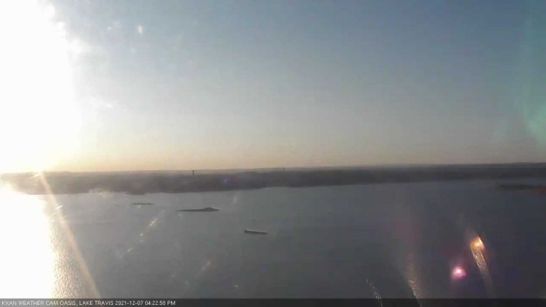 Lake Travis webcam, December 7, 2021 4:25 PM CT