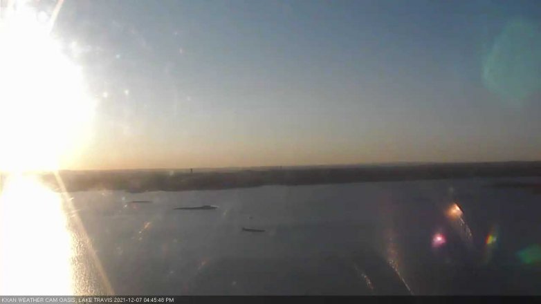 Lake Travis webcam, December 7, 2021 4:45 PM CT