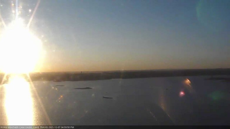 Lake Travis webcam, December 7, 2021 5:00 PM CT