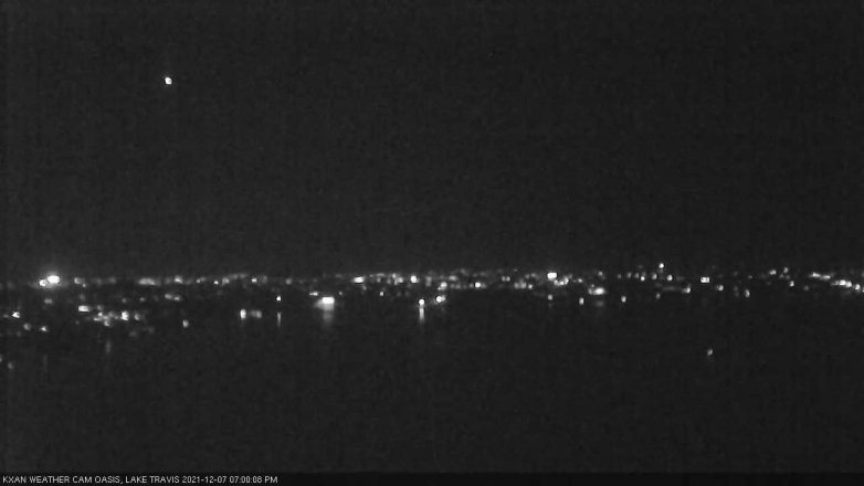 Lake Travis webcam, December 7, 2021 7:00 PM CT