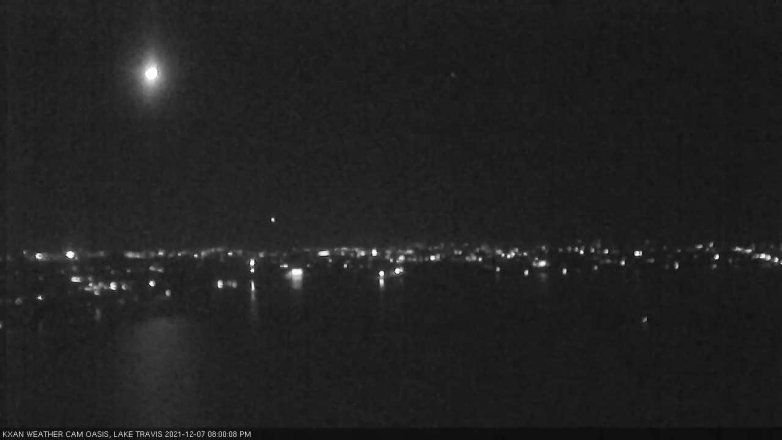 Lake Travis webcam, December 7, 2021 8:00 PM CT