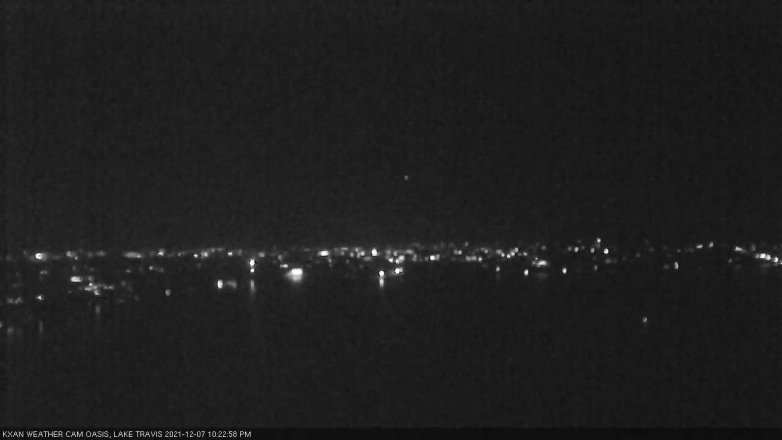 Lake Travis webcam, December 7, 2021 10:25 PM CT