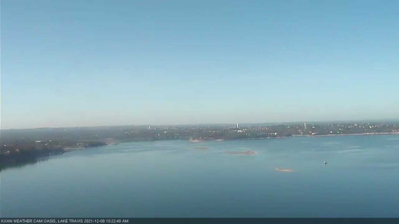 Lake Travis webcam, December 8, 2021 10:25 AM CT