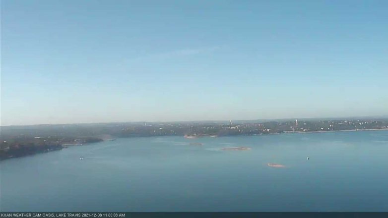 Lake Travis webcam, December 8, 2021 11:00 AM CT