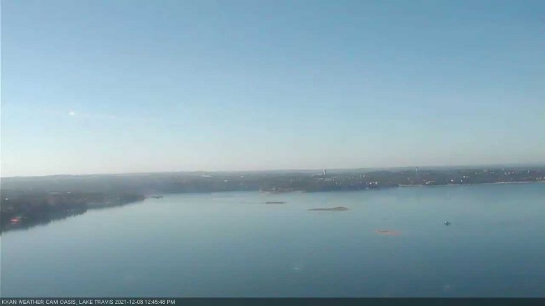 Lake Travis webcam, December 8, 2021 12:45 PM CT