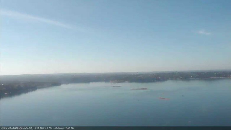 Lake Travis webcam, December 8, 2021 1:25 PM CT