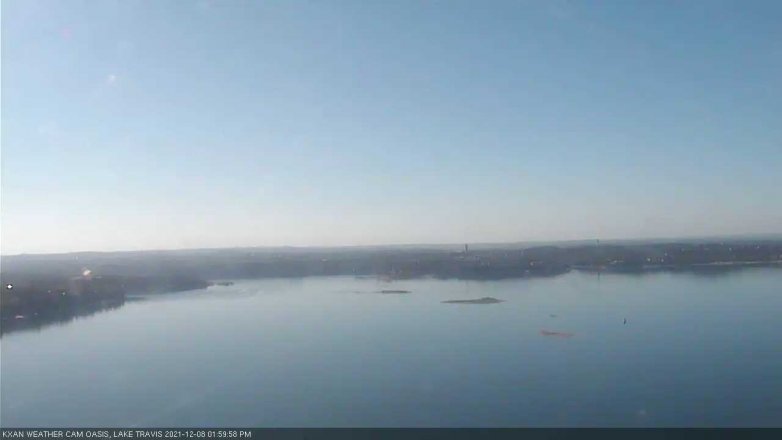 Lake Travis webcam, December 8, 2021 2:00 PM CT