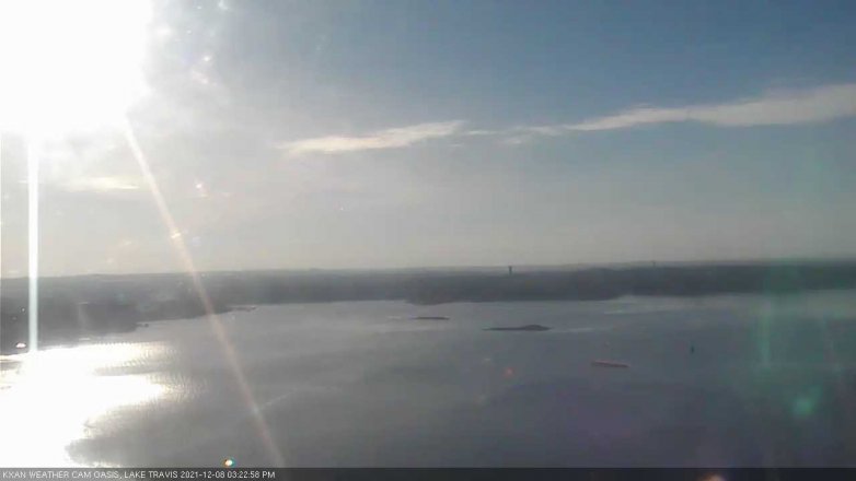 Lake Travis webcam, December 8, 2021 3:25 PM CT