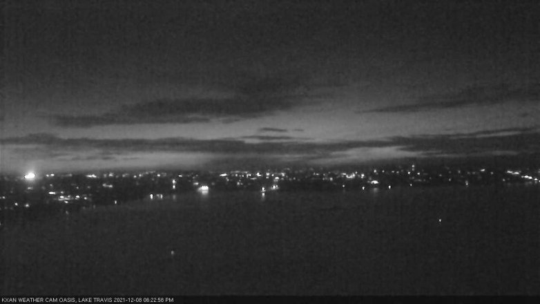 Lake Travis webcam, December 8, 2021 6:25 PM CT