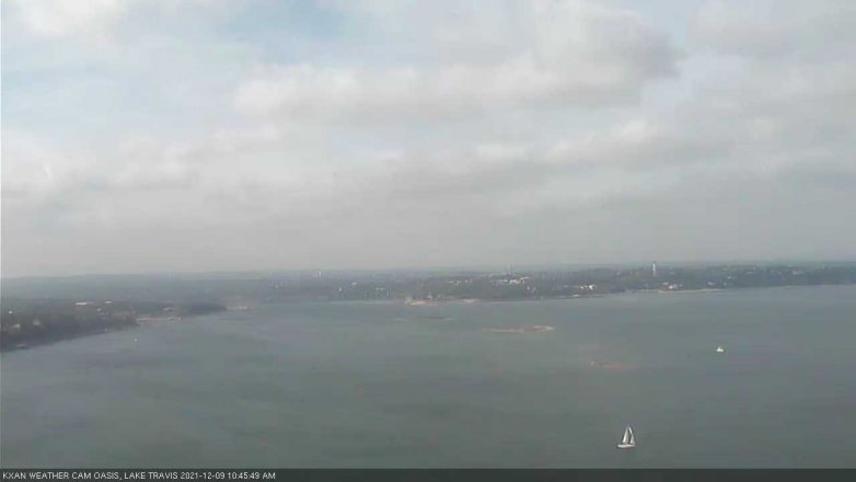 Lake Travis webcam, December 9, 2021 10:45 AM CT
