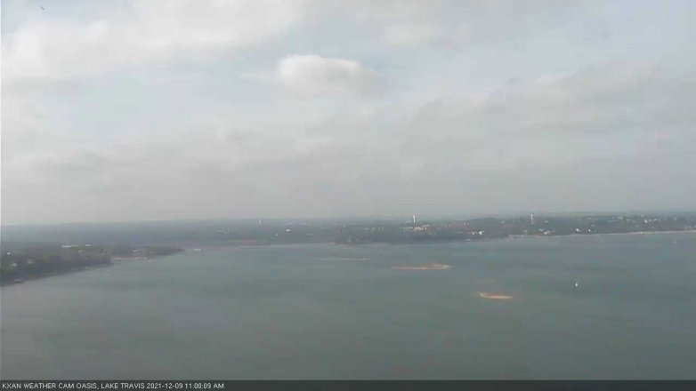 Lake Travis webcam, December 9, 2021 11:00 AM CT