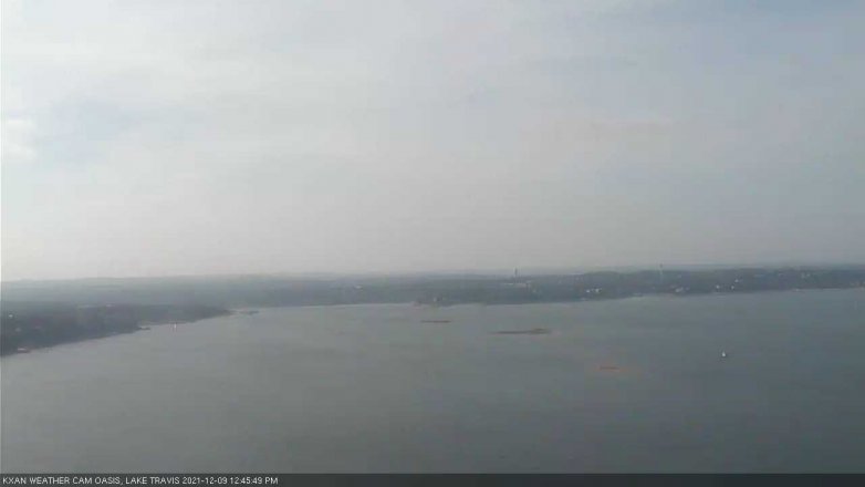 Lake Travis webcam, December 9, 2021 12:45 PM CT