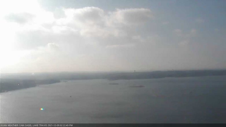 Lake Travis webcam, December 9, 2021 2:25 PM CT