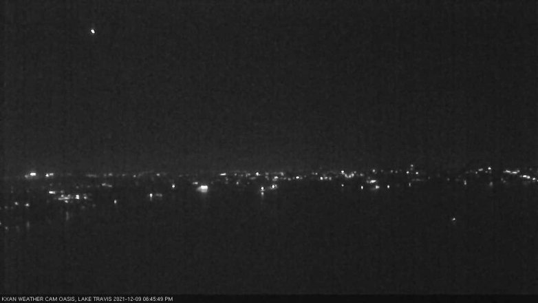Lake Travis webcam, December 9, 2021 6:45 PM CT