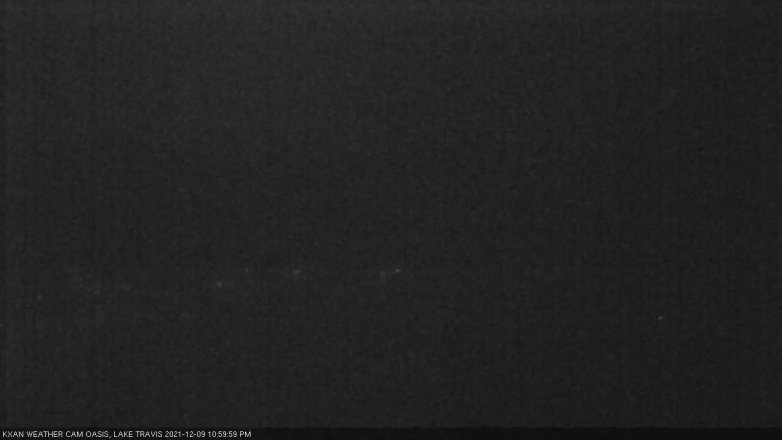 Lake Travis webcam, December 9, 2021 11:00 PM CT