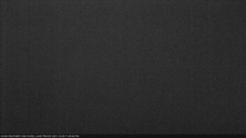 Lake Travis webcam, December 9, 2021 11:45 PM CT