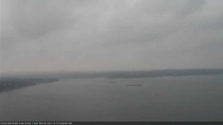 Lake Travis webcam, December 10, 2021 10:00 AM CT