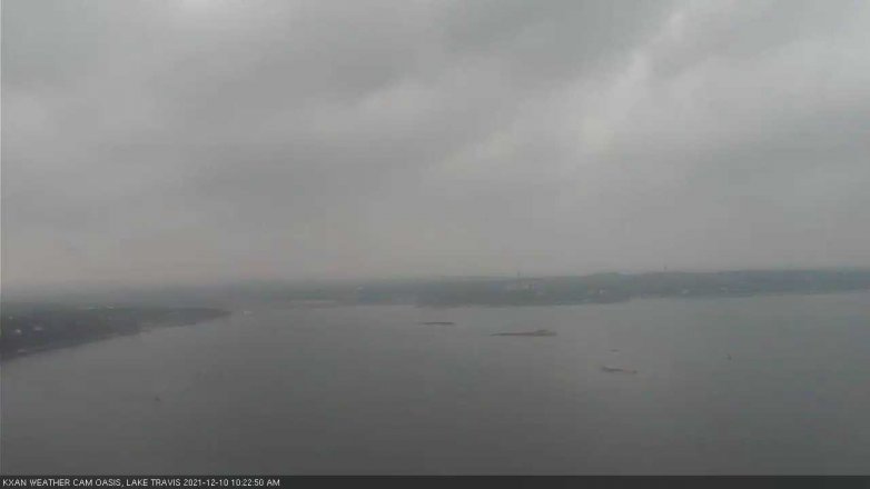 Lake Travis webcam, December 10, 2021 10:25 AM CT